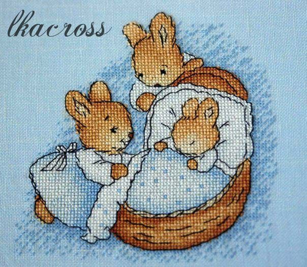 Схема вышивки Little Bunny